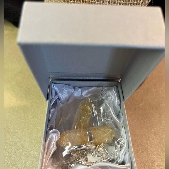 Brazilian Citrine 35inch Necklace in Silvertone 110.50ctw - Picture 12 of 13